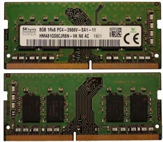 SK hynix DDR4 8GB 2400MHz PC4 RAM-laptops, geheugen., Computers en Software, RAM geheugen, DDR4, 8 GB, Ophalen of Verzenden, Zo goed als nieuw