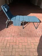 Crespo ligbed AirDeluxe AP/363 blauw, Ophalen, Zo goed als nieuw, Campingstoel
