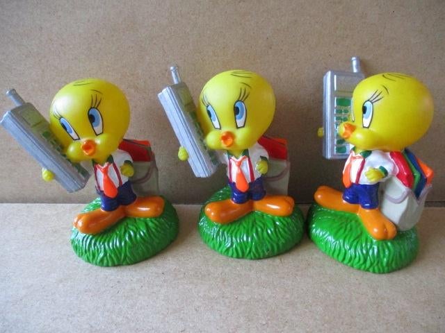 adv10575 tweety figuurtje 2, Ophalen, Looney Tunes, Gebruikt, Beeldje of Figuurtje