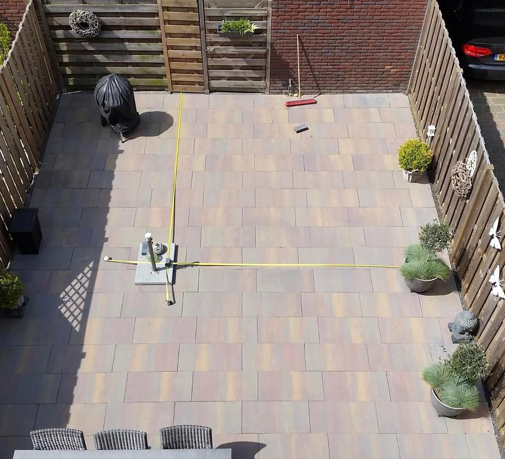 Terras tegels 60x40 gratis!!, Tuin en Terras, Ophalen, Gebruikt, 10 m² of meer, Beton