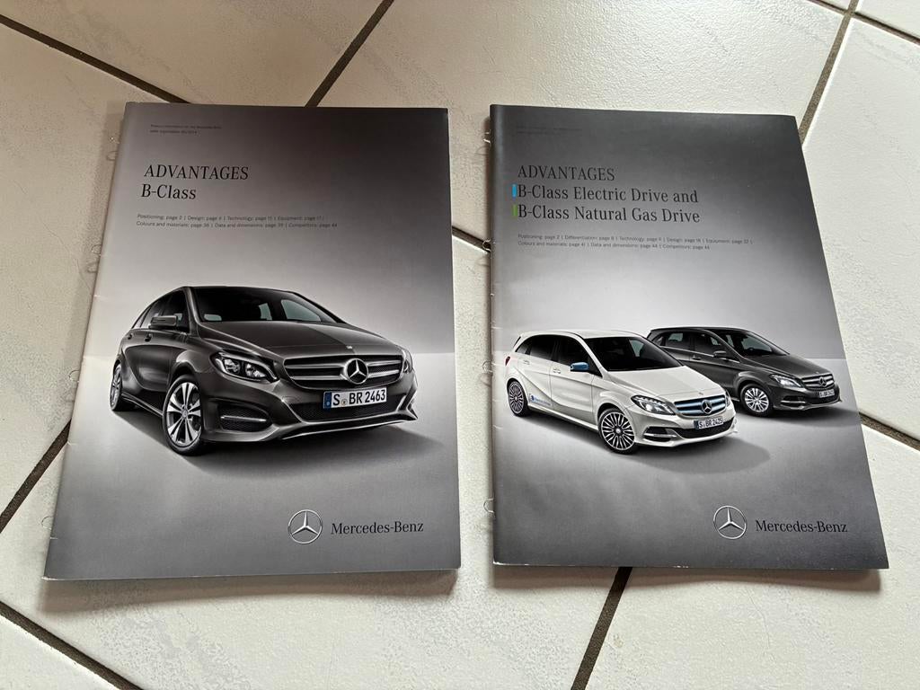 Mercedes B Klasse 246 Interne Informatie Advantages Folder, Auto diversen, Ophalen of Verzenden