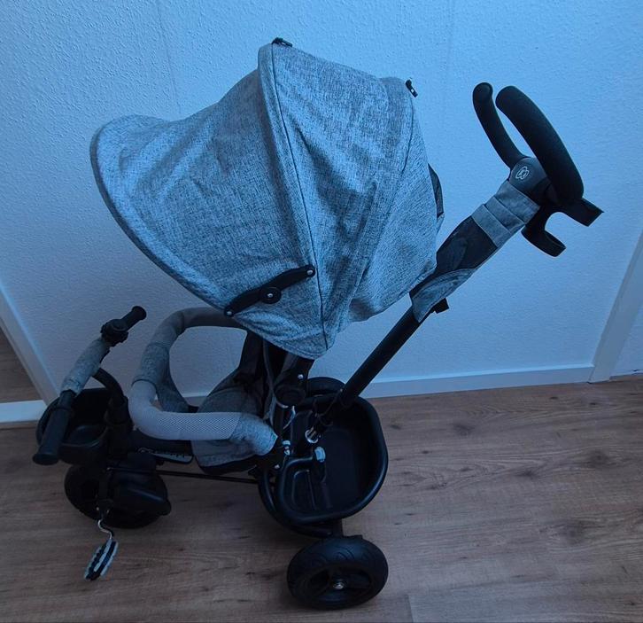 Kindercraft Aveo Driewieler - Grijs, Fietsen en Brommers, Fietsen | Driewielers, Zo goed als nieuw, Duwstang, Verstelbare zitting