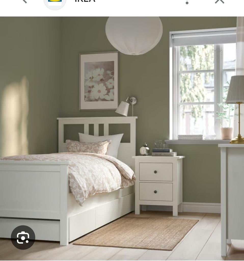 Ikea Hemnes bedframe, Huis en Inrichting, Slaapkamer | Complete slaapkamers, Ophalen of Verzenden, Gebruikt, Eenpersoons