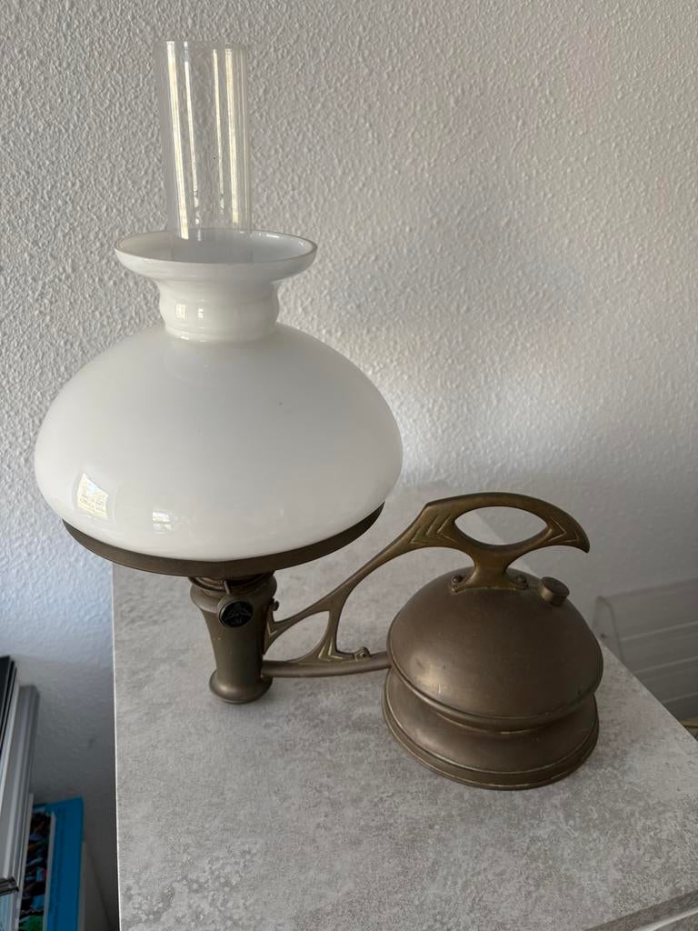 Antieke petroleum lamp Kärtsner@Töbelmann, Ophalen