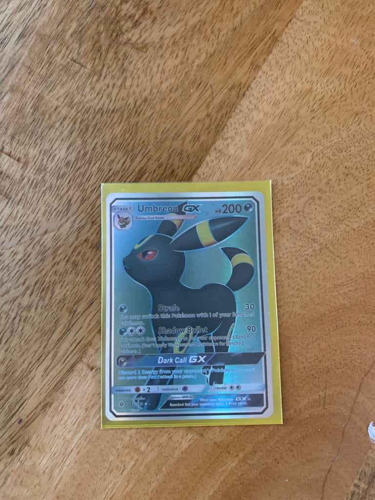 Pokemonkaart Umbreon GX, Ophalen of Verzenden, Zo goed als nieuw