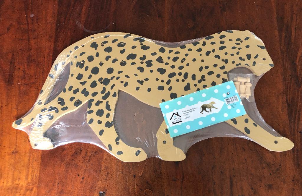 Nieuwe goud met zwarte luipaard / panter kapstok, Wandkapstok, Overige materialen, Nieuw, Ophalen of Verzenden