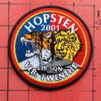 KLU LUCHTMACHT PATCH 628 SQN ( 313 + 315) OP HOPSTEN 2001, Verzenden, Luchtmacht, Nederland, Embleem of Badge
