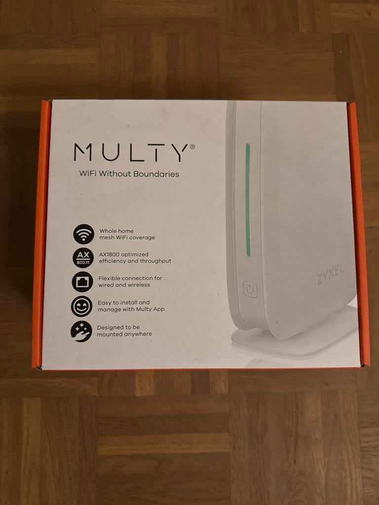 Zyxel Multy WiFi 6 set (2 units) nieuw in gesealde doos, Ophalen of Verzenden, Nieuw, Router