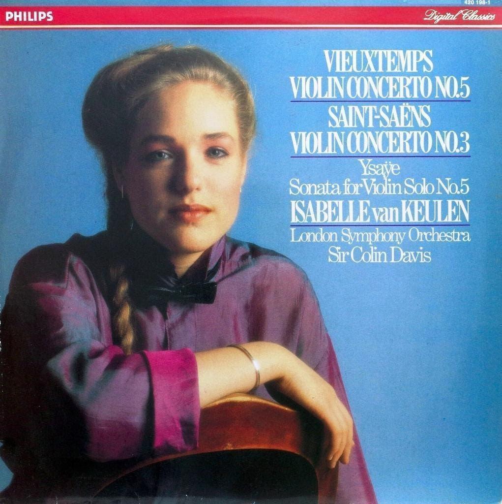 Isabelle van Keulen Saint-Saëns Violin Concerto Vieuxtemps, Kamermuziek, Ophalen of Verzenden, Zo goed als nieuw, 12 inch