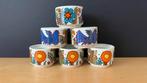 Set van 6 vintage eierdopjes — Acapulco van Villeroy & Boch, Antiek en Kunst, Ophalen