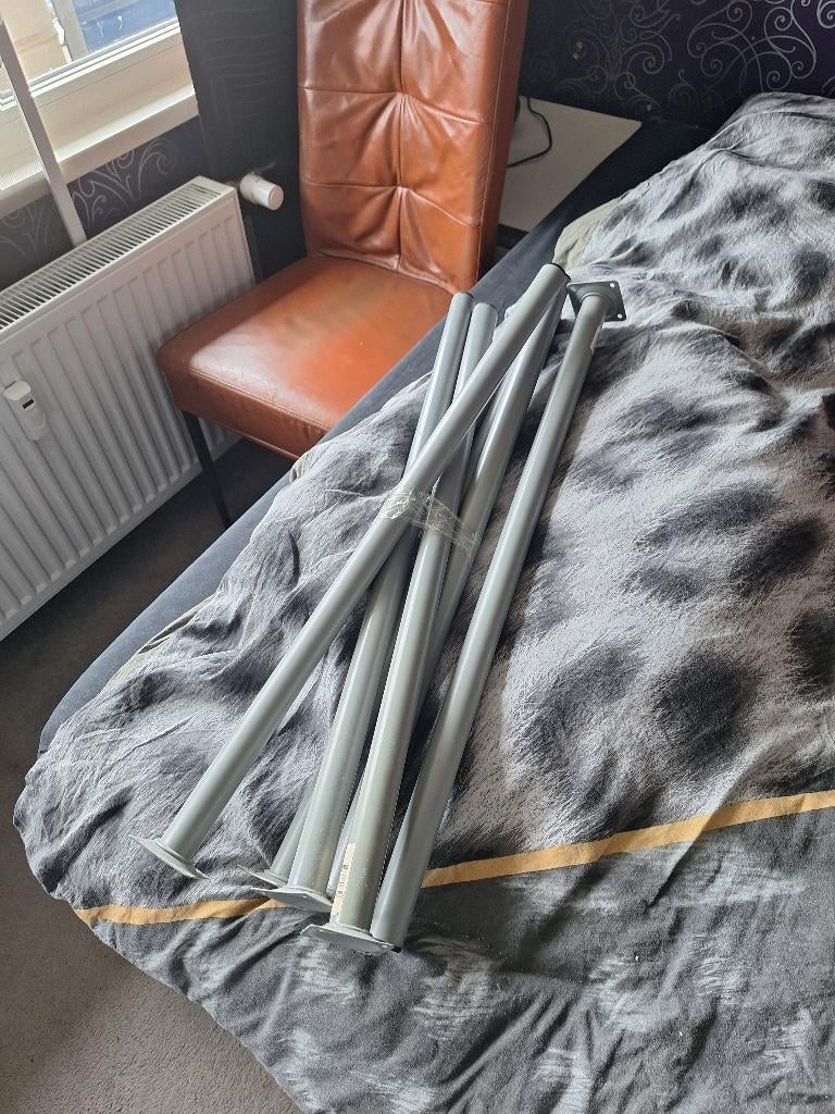 6 Tafelpoten 70x3 cm, Huis en Inrichting, Tafelonderdelen, Ophalen, Tafelpoot, Minder dan 50 cm, 50 tot 100 cm