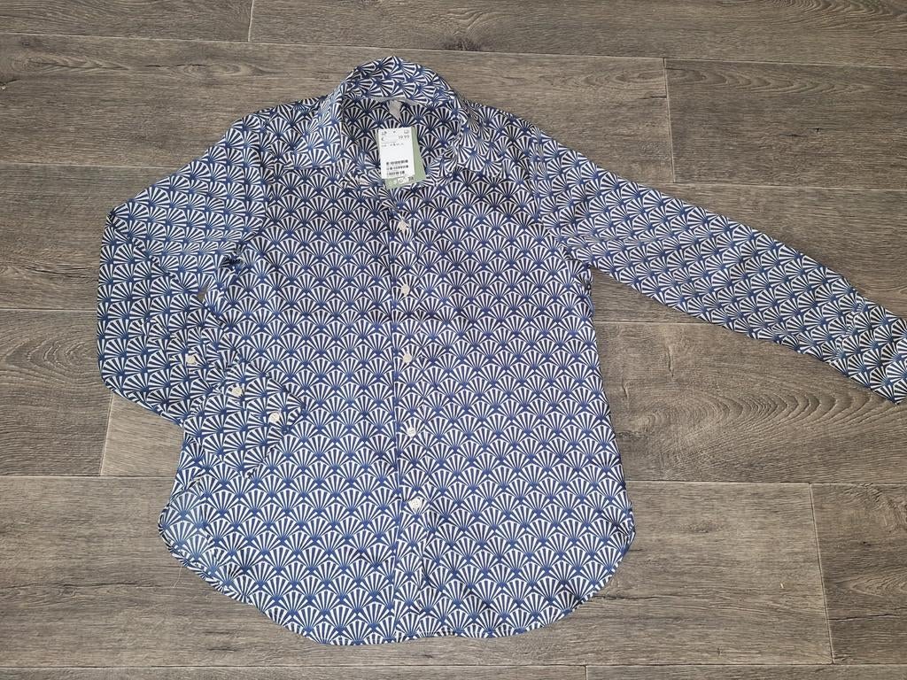 H&M Blouse nieuw met kaartje, maat xs, Kleding | Dames, Blouses en Tunieken, H&M, Blauw, Nieuw, Ophalen of Verzenden