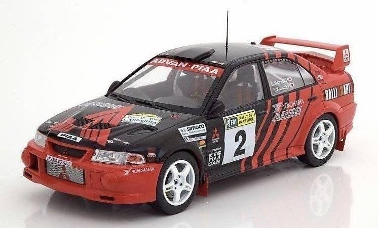 Mitsubishi Lancer Evo IV Rallye, Hobby en Vrije tijd, Modelauto's | 1:18, Ophalen of Verzenden, Nieuw, Auto, Overige merken