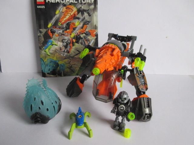 44025 Hero Factory, Bulk Boormachine met bouwtekening., Ophalen of Verzenden, Zo goed als nieuw, Complete set, Lego