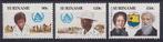 Suriname 546/8 postfris Leger des Heils 1987, Postzegels en Munten, Ophalen of Verzenden, Postfris