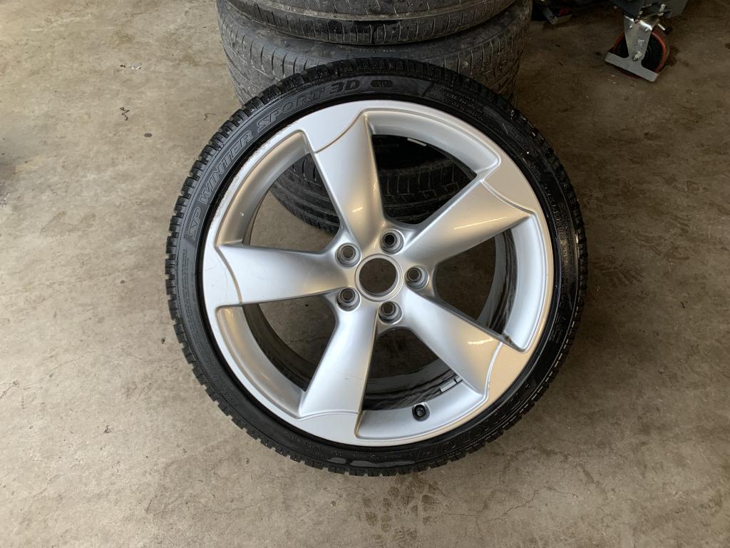 1X 18 inch Audi ROTOR velg 8P0601025CT, Niet ingevuld, 18 inch, Banden en Velgen, Niet ingevuld
