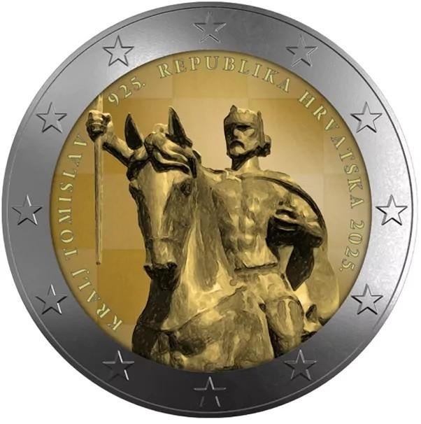 Speciale 2 Euro KROATIË 2025 "Kroning van Koning Tomislav”., Ophalen of Verzenden, Overige landen, 2 euro