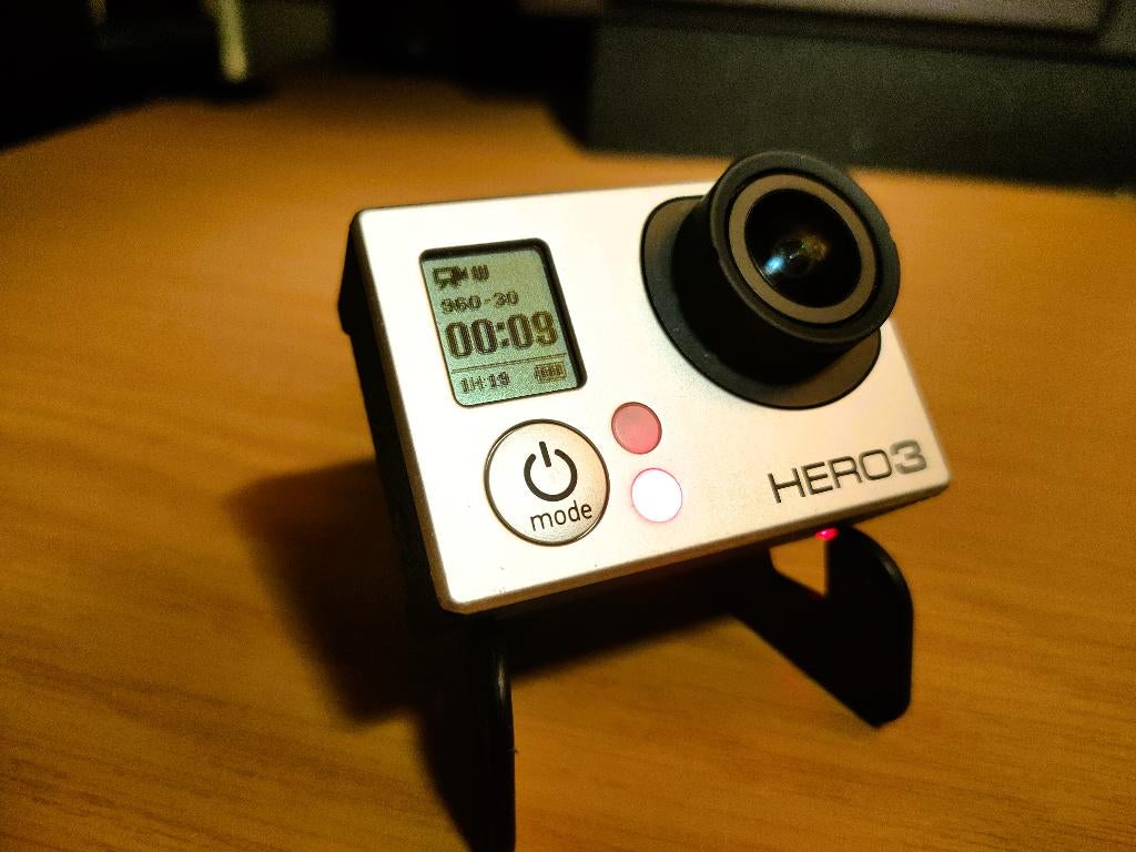 GoPro Hero 3 + 8GB MicroSD + USB kabel - Goede staat, Verzenden, Gebruikt, GoPro