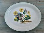 Platte ovale schaal Florabunda Wedgwood, Gebruikt, Ophalen of Verzenden, Schaal of Schalen, Wedgwood