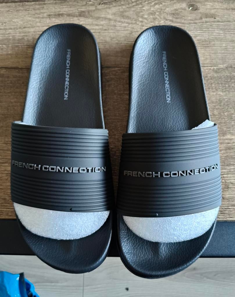 French Connection heren slippers, Ophalen of Verzenden, Overige maten, Zwart, French Connection