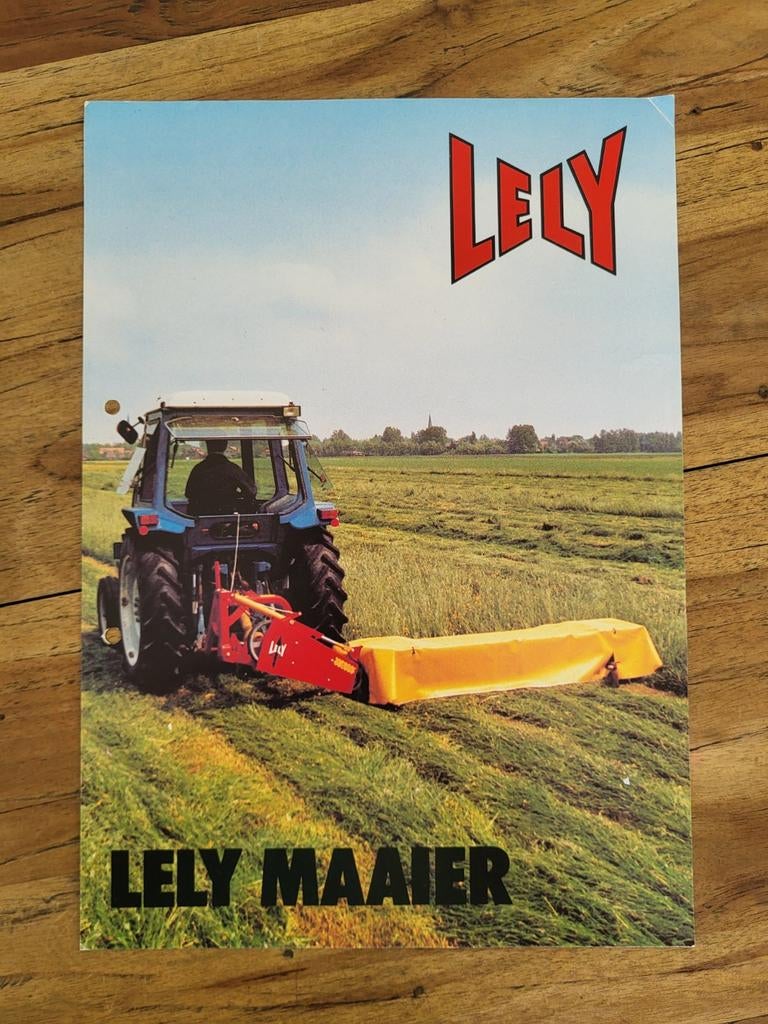 tractor folder LELY MAAIER, Ophalen of Verzenden, Zo goed als nieuw, Folder