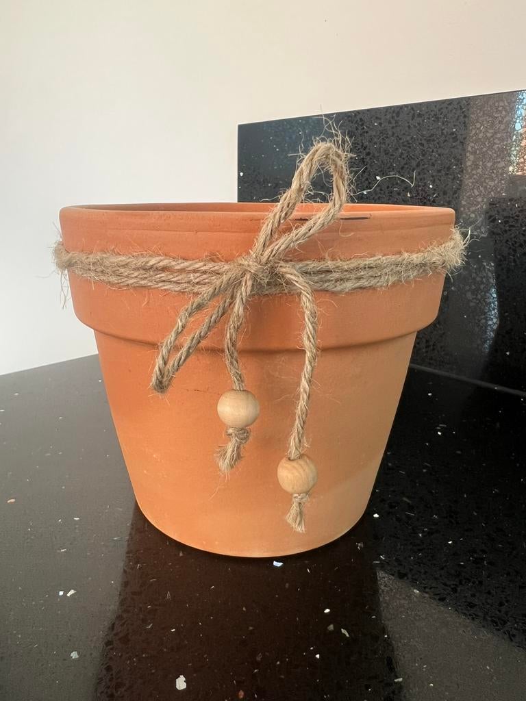 Nieuw Oranje Terracotta Bloemen Pot, Tuin en Terras, Bloempotten, Rond, Nieuw, Ophalen of Verzenden, Minder dan 40 cm