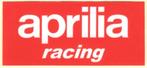 Aprilia Racing sticker #3, Ophalen of Verzenden