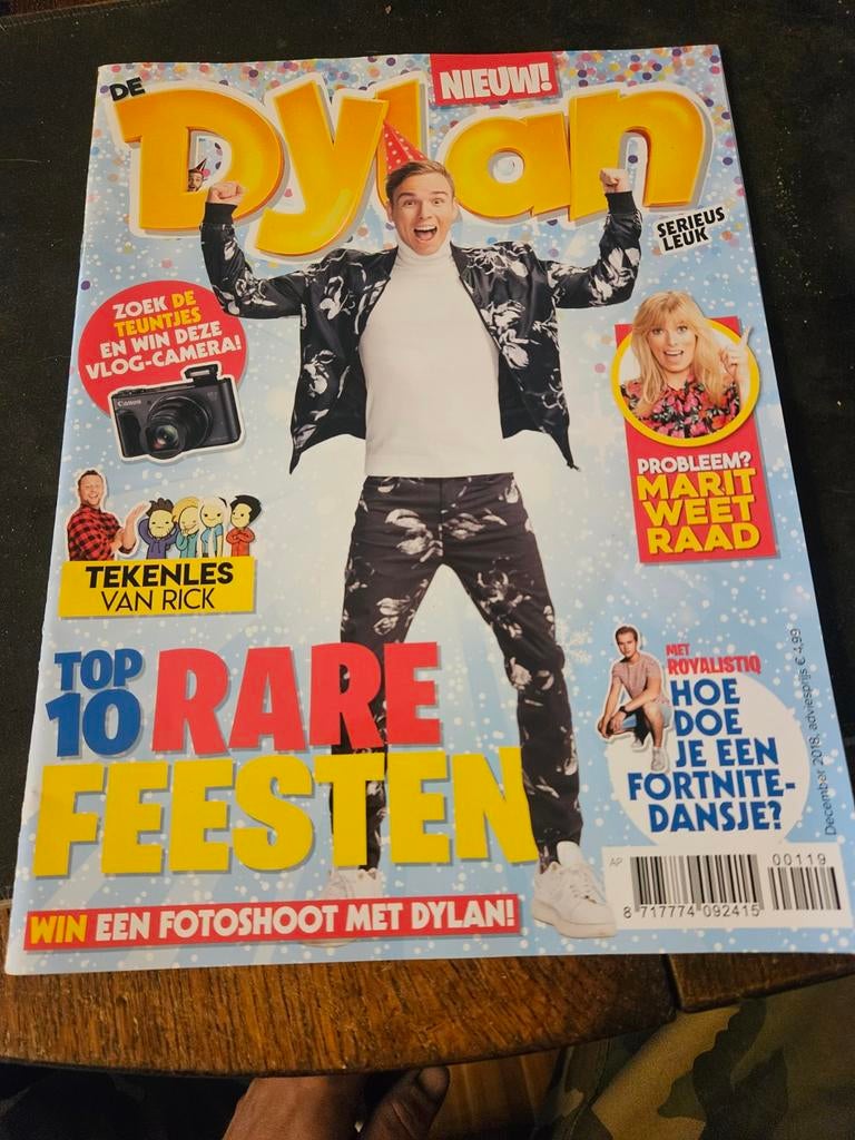 De Dylan Magazine - Nieuw! Editie met Top 10 Rare Feesten, Ophalen of Verzenden, Zo goed als nieuw, Overige typen