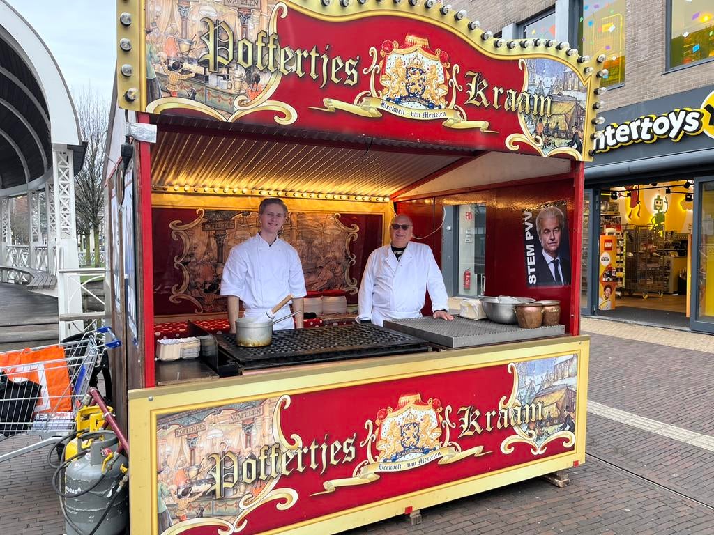 Poffertjes en glühwein kraampjes., Ophalen of Verzenden