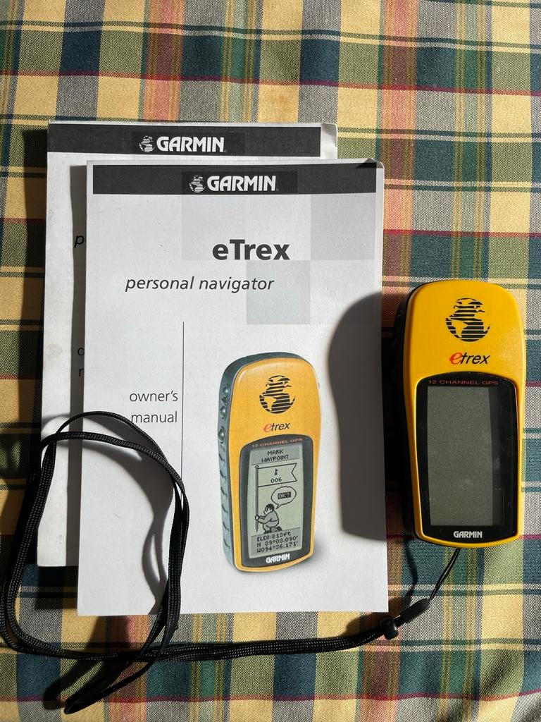 Garmin eTrex Personal Navigator GPS met handleiding, Ophalen of Verzenden, Gebruikt
