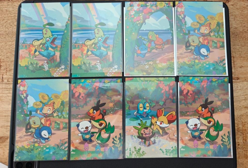 Pokemon art kaarten, Ophalen of Verzenden, Nieuw, Meerdere kaarten, Foil