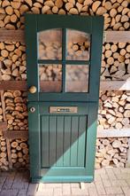 Voordeur 84 X 199 cm buitendeur hardhout, Ophalen, Gebruikt, 80 tot 100 cm, Minder dan 200 cm