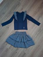 WE setje marineblauw 152/158, Kinderen en Baby's, Kinderkleding | Maat 146, Ophalen of Verzenden, Zo goed als nieuw, Meisje