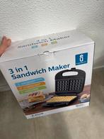 Nieuwe 3-in-1 tosti ijzer en wafel maker, Ophalen of Verzenden, Nieuw