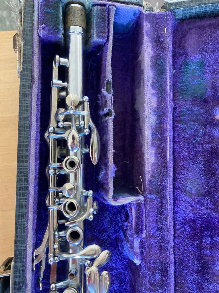 Noblet Metaal klarinet Bb Bes clarinet, Muziek en Instrumenten, Blaasinstrumenten | Klarinetten, Ophalen of Verzenden, Gebruikt