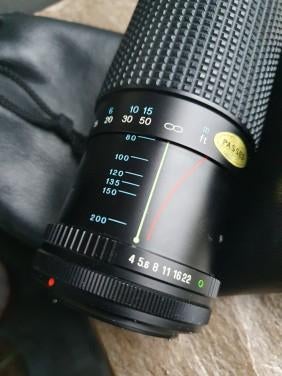 Werkende tokina zoom lens 80-200 mm, in zeer nette staat...., Ophalen of Verzenden, Refurbished, Telelens, Zoom