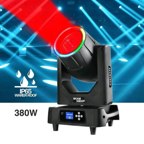 DJLicht 380W IP65 movinghead met ledring waterdicht, Geluidgestuurd, ., Nieuw, Ophalen of Verzenden