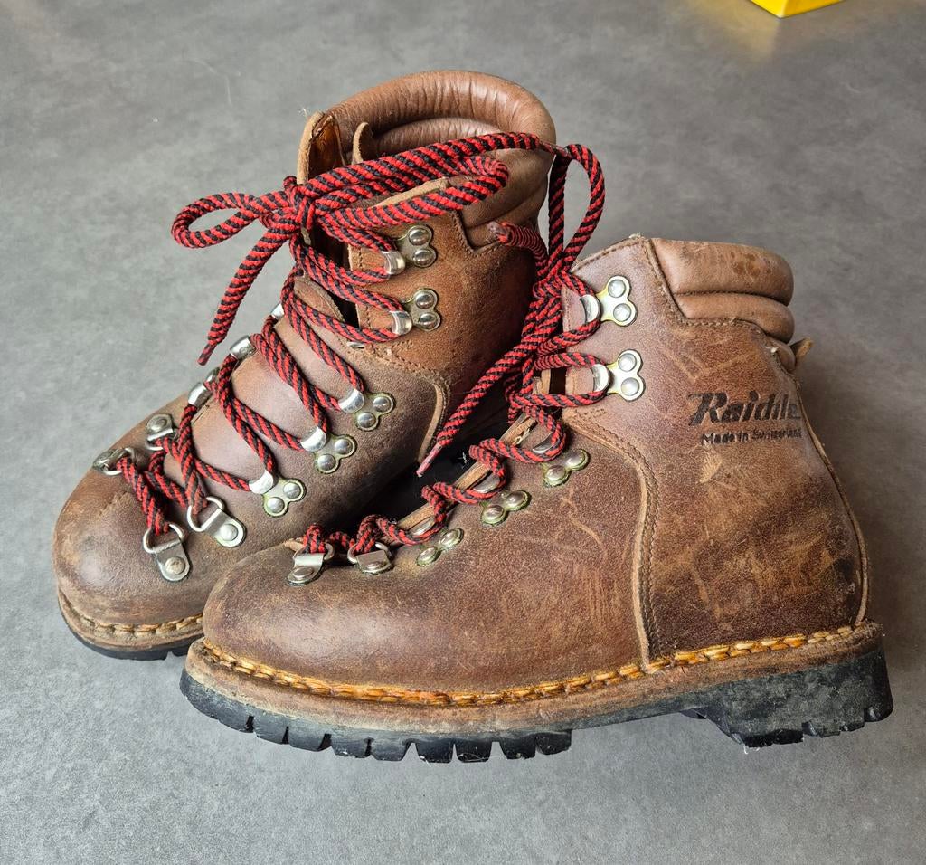 Raichle Bergführer '80s alpine bergschoenen (Meindl Perfekt), Sport en Fitness, Bergsport en Wandelen, Ophalen of Verzenden, Gebruikt