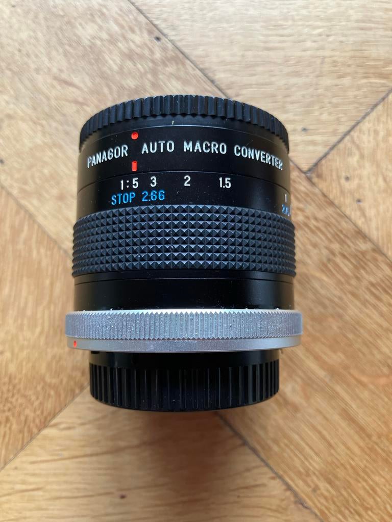 Panagor Auto Macro Converter FD met hoesje, Ophalen of Verzenden, Zo goed als nieuw, Toebehoren