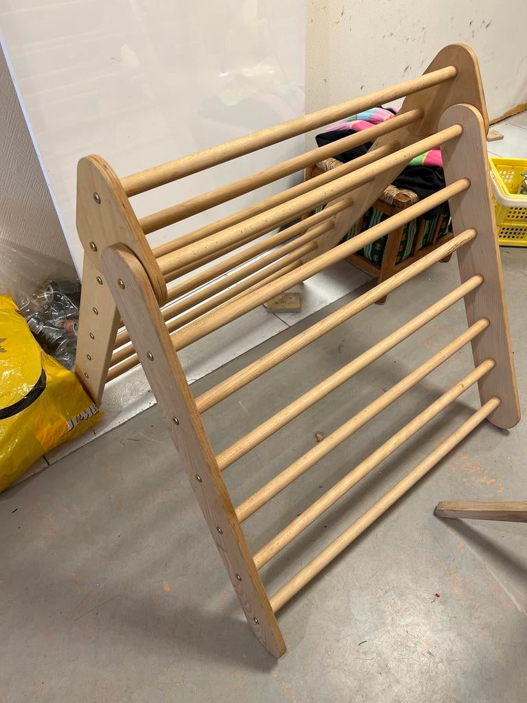 Piklerdriehoek - Houten Klimrek voor Kinderen, Kinderen en Baby's, Speelgoed | Houten speelgoed, Ophalen, Zo goed als nieuw