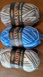 Milk Cotton Brei- en Haakgaren - 3 bollen, Ophalen of Verzenden, Nieuw, Breien of Haken, Wol of Garen