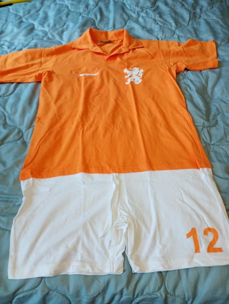 Heineken Oranje Sport Outfit One‑Piece L/XL Uniek Item zgan, Ophalen, Zo goed als nieuw, Feestartikel, Oranje of Koningsdag