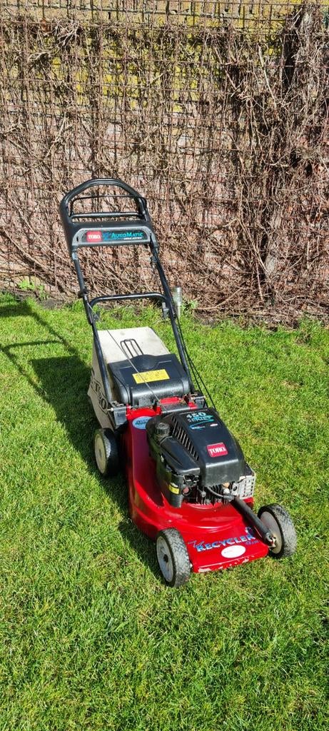 Leuke Toro benzine  duw/ loopmaaier met opvangzak, Ophalen, Cirkelmaaier, Gebruikt, Toro
