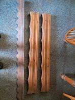 Decoratieve houten gordijnrails houder, Ophalen of Verzenden, Gebruikt, Bruin, Klassiek, Landelijk