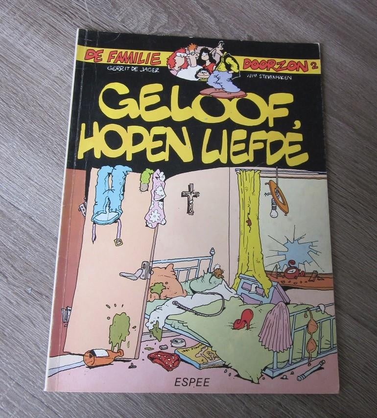 geloof hopen liefde de familie doorzon nummer 2 strip comic, Eén stripboek, Ophalen of Verzenden, Gelezen