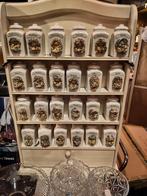 Kruidenrek met stenenpotjes, Antiek en Kunst, Ophalen