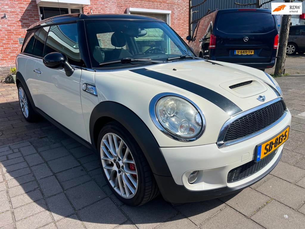 Mini Mini Clubman 1.6 John Cooper Works, Auto's, Voorwielaandrijving, Gebruikt, 4 cilinders, Leder en Stof