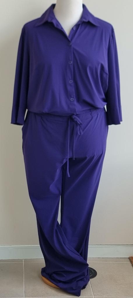 LaDress paarse jumpsuit mt. XXL NIEUW, Kleding | Dames, Jumpsuits, Overige kleuren, Maat 46/48 (XL) of groter, Nieuw, Ophalen of Verzenden