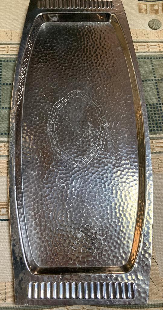 Gehamerde Art Deco 1920 1930 schaal WuMak Germany, Antiek en Kunst, Curiosa en Brocante, Verzenden