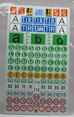 decal set: diverse truck/trailer klassificatieborden - 1:24., Hobby en Vrije tijd, Modelbouw | Auto's en Voertuigen, Italeri, Groter dan 1:32